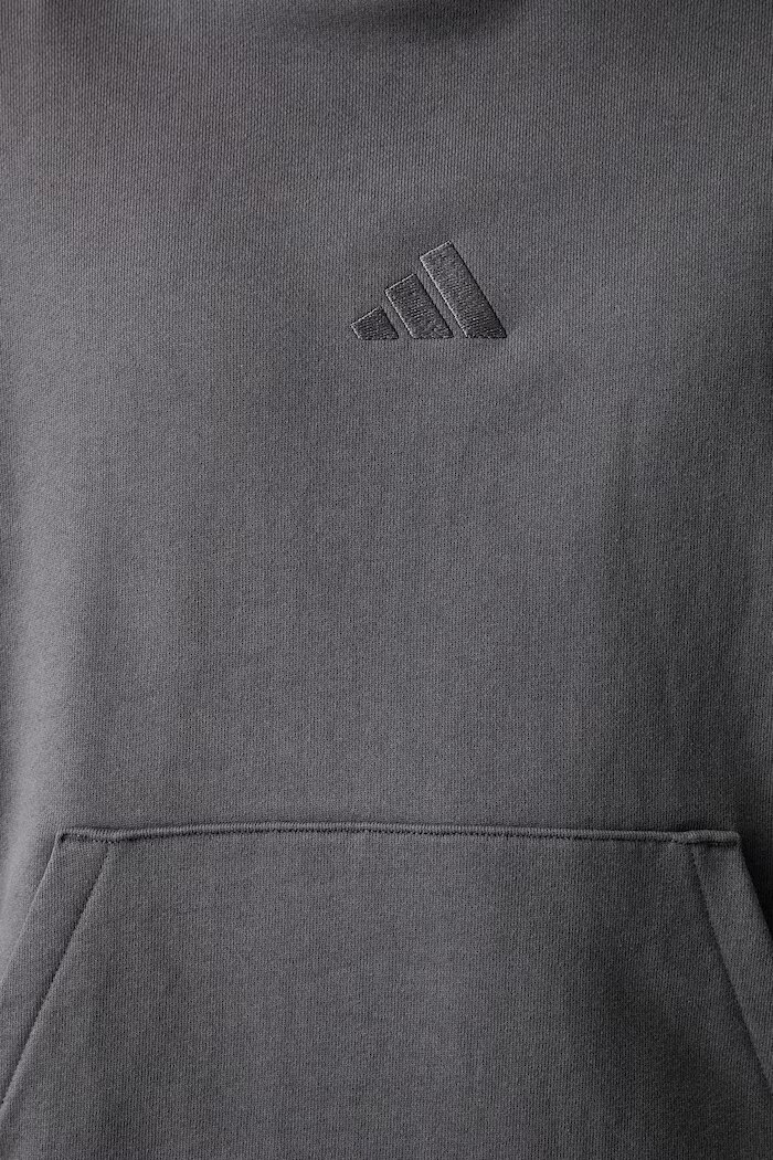 adidas суичър с качулка мъжки от памук сив KW2317