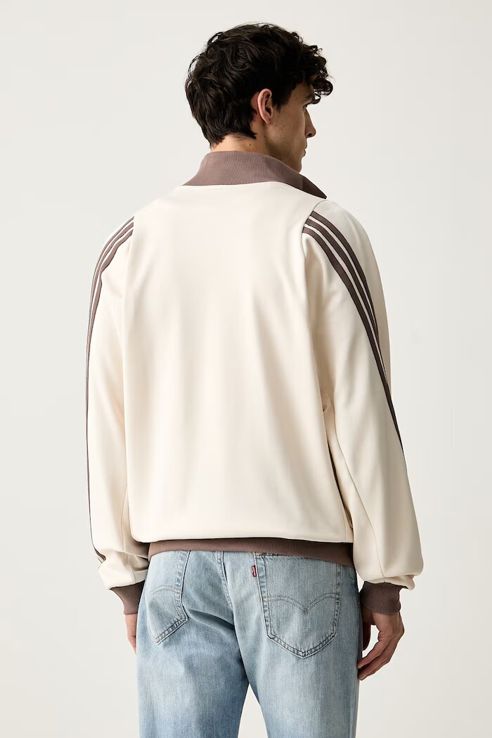 adidas суичър с цип дамски Stadium бежов KV8380