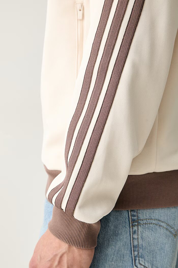 adidas суичър с цип дамски Stadium бежов KV8380