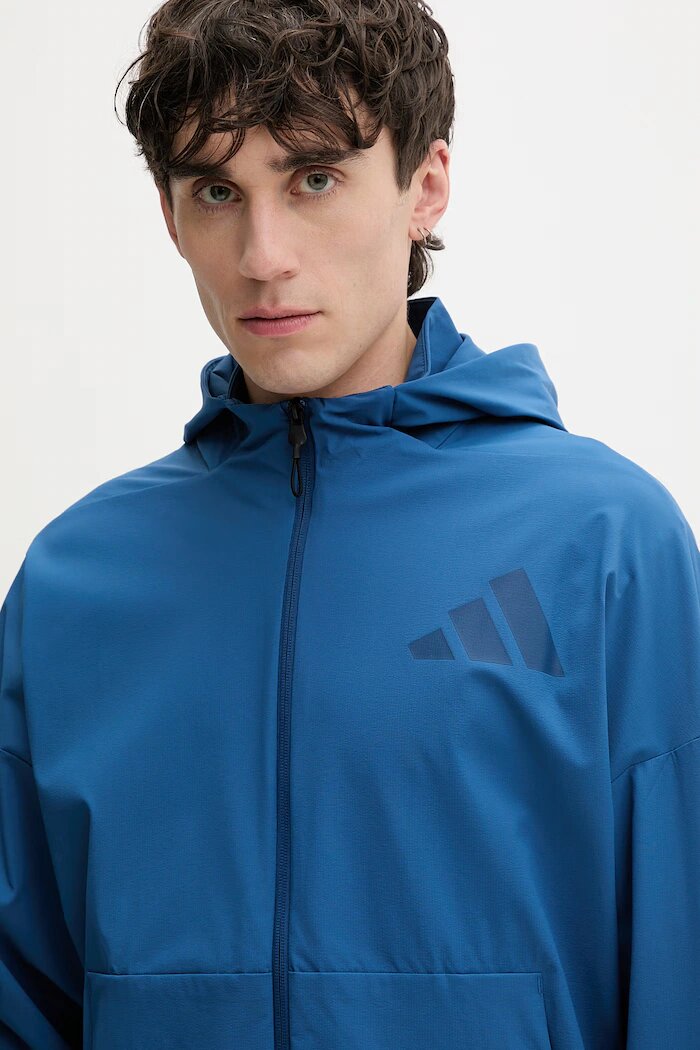 adidas суичър с цип и качулка мъжки x Z.N.E син KF1823