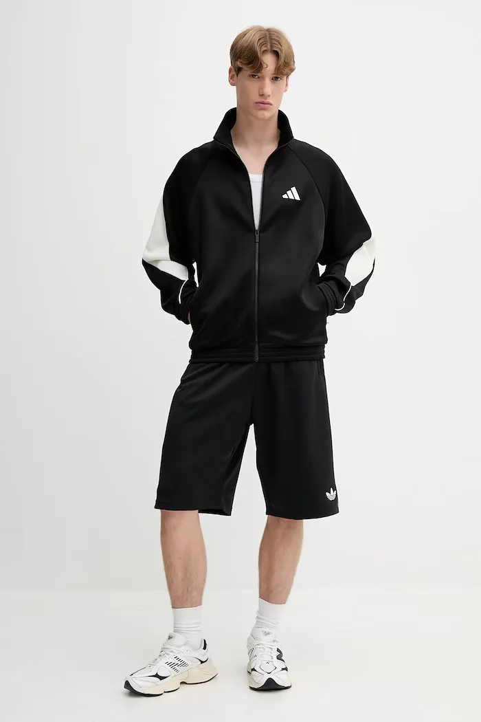 adidas Суичър Stadium мъжки в черно с десен JN1821