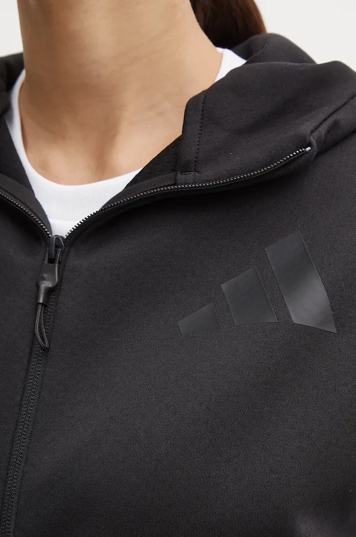 adidas Суичър ZNE в черно с качулка с изчистен дизайн JE7848
