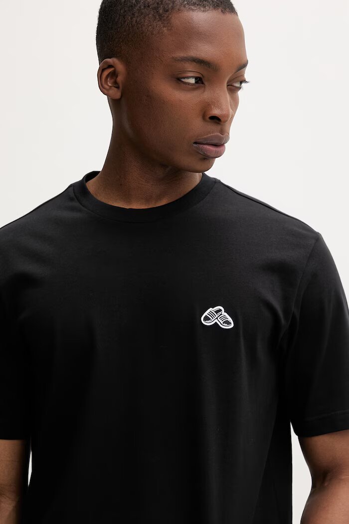adidas тениска мъжка от памук черна JZ4998