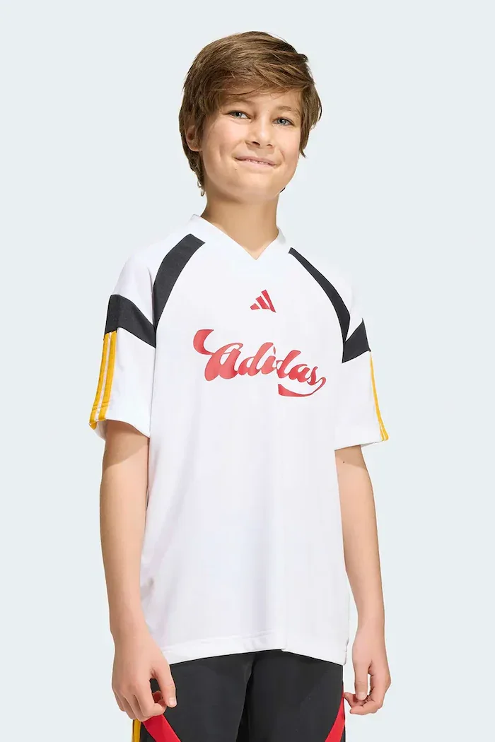 adidas тениска за деца бяла KH3799