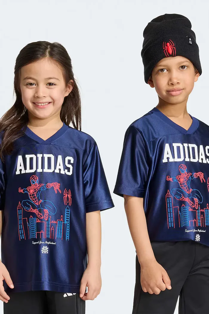 adidas тениска за деца MARVEL SPIDER-MAN тъмносиня KS3966