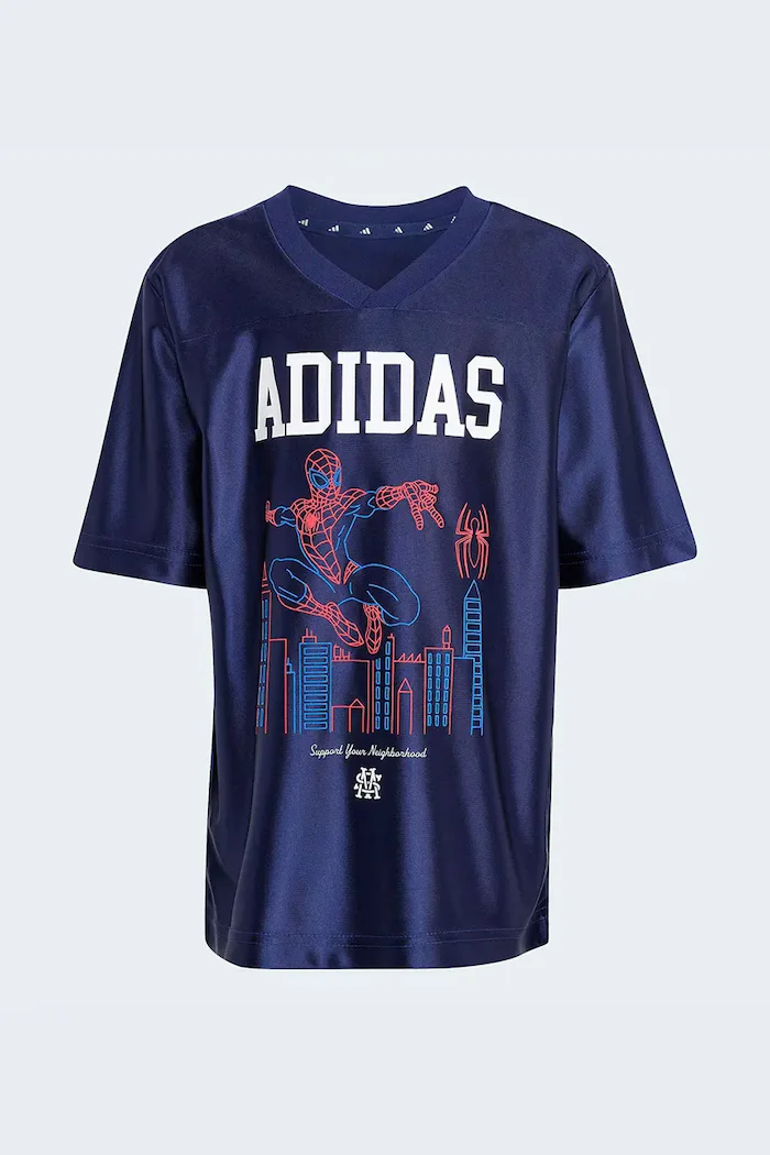 adidas тениска за деца MARVEL SPIDER-MAN тъмносиня KS3966