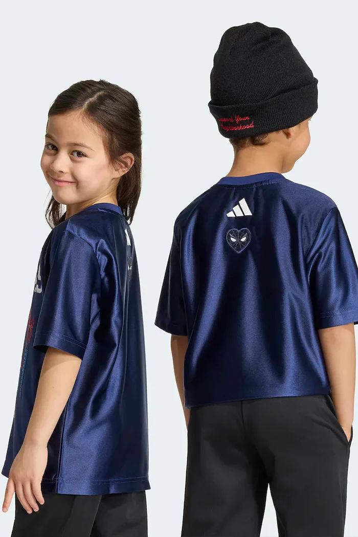 adidas тениска за деца MARVEL SPIDER-MAN тъмносиня KS3966