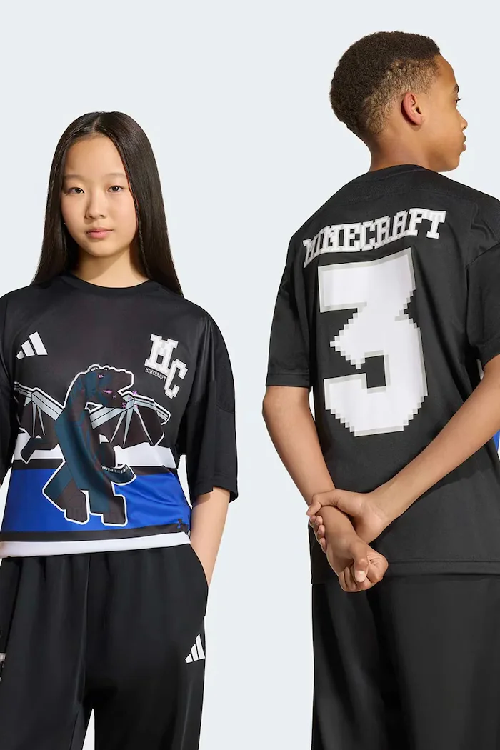 adidas тениска за деца MINECRAFT черна KH3190