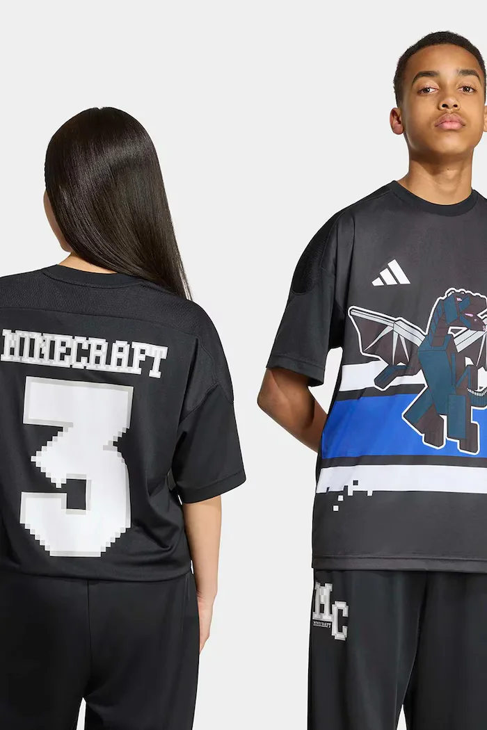 adidas тениска за деца MINECRAFT черна KH3190