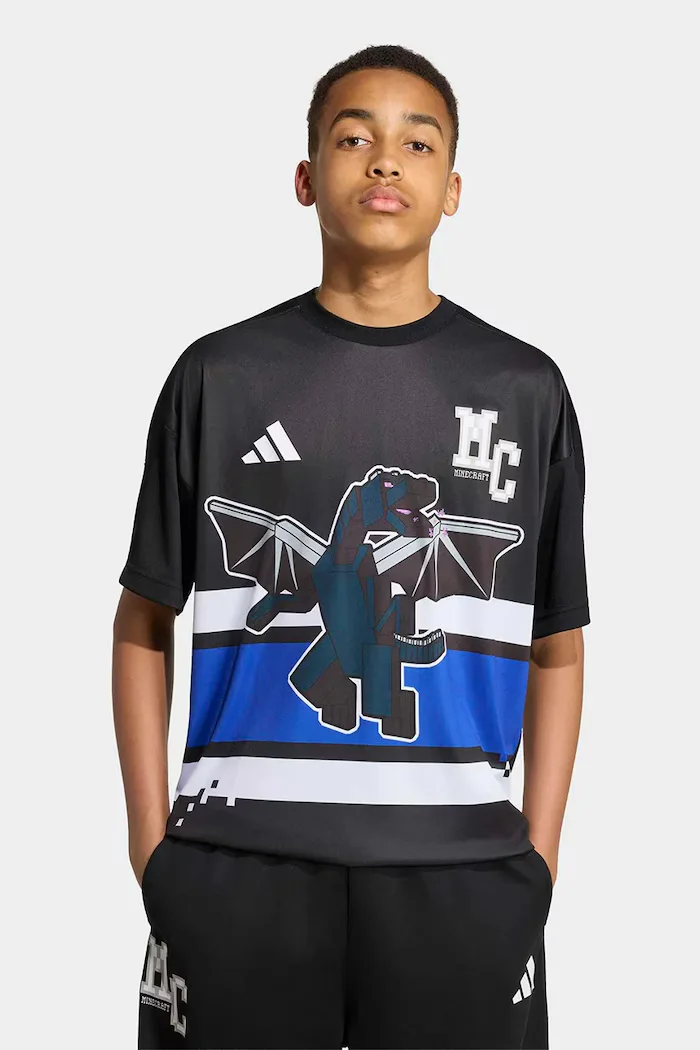 adidas тениска за деца MINECRAFT черна KH3190