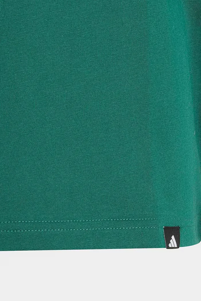 adidas тениска за деца от памук зелена KE1617