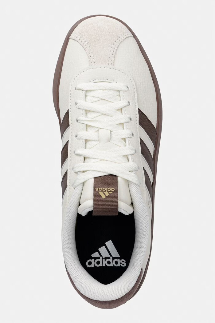 adidas VL Court 3.0 маратонки дамски от кожа бежови KI4575