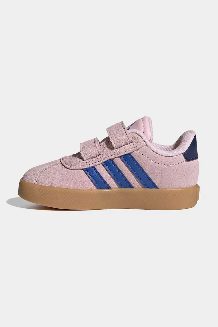 adidas VL COURT 3.0 маратонки за деца от велур розови KI6496