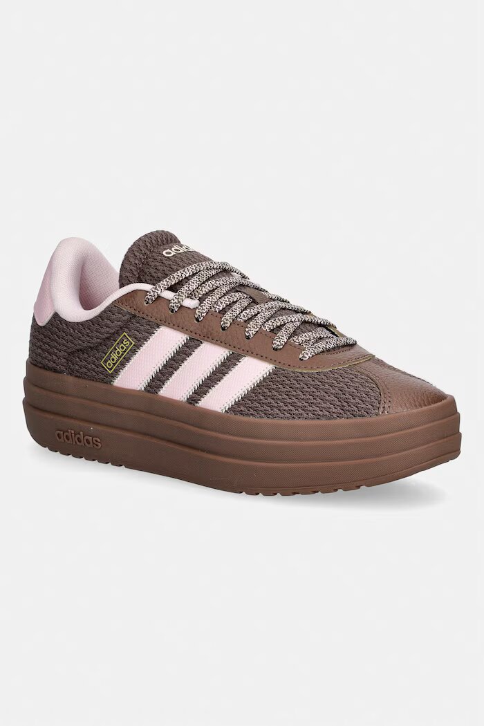 adidas VL Court Bold маратонки дамски кафяви обувки с платформа KH9470