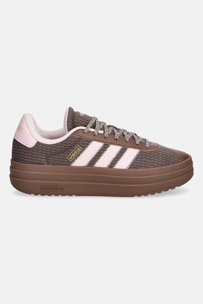 adidas VL Court Bold маратонки дамски кафяви обувки с платформа KH9470