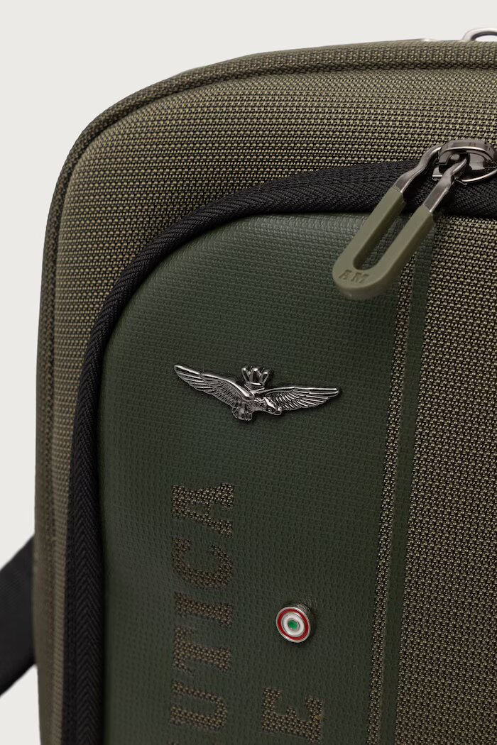 Aeronautica Militare чанта през рамо мъжка зелена AM602