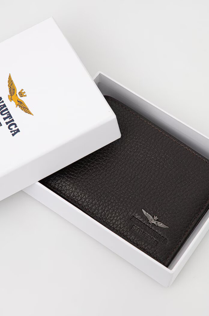 Aeronautica Militare Кожен портфейл мъжки в кафяво AM181