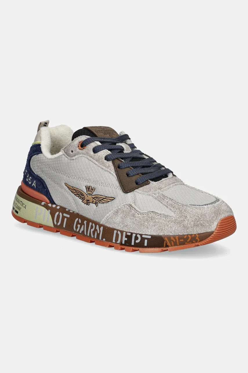 Aeronautica Militare Кожени маратонки SNEAKERS