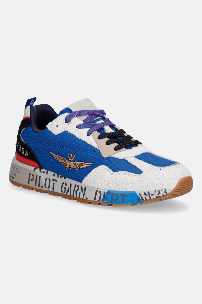 Aeronautica Militare Маратонки FURRY SNEAKERS мъжки в тъмносиньо 261SC0276UCT03546
