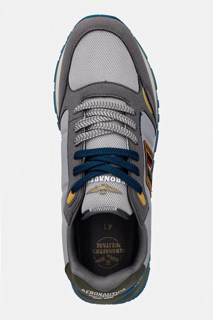 Aeronautica Militare Маратонки SNEAKERS мъжки в сиво 261SC0292UCT03331