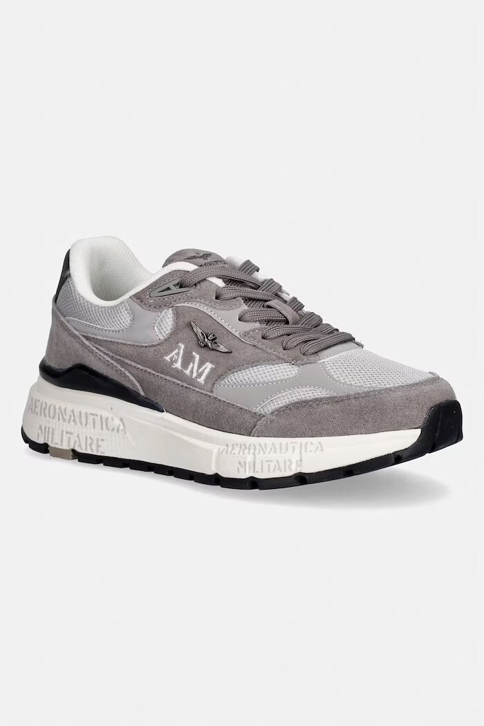 Aeronautica Militare Маратонки SNEAKERS мъжки в сиво 261SC0318UCT04248