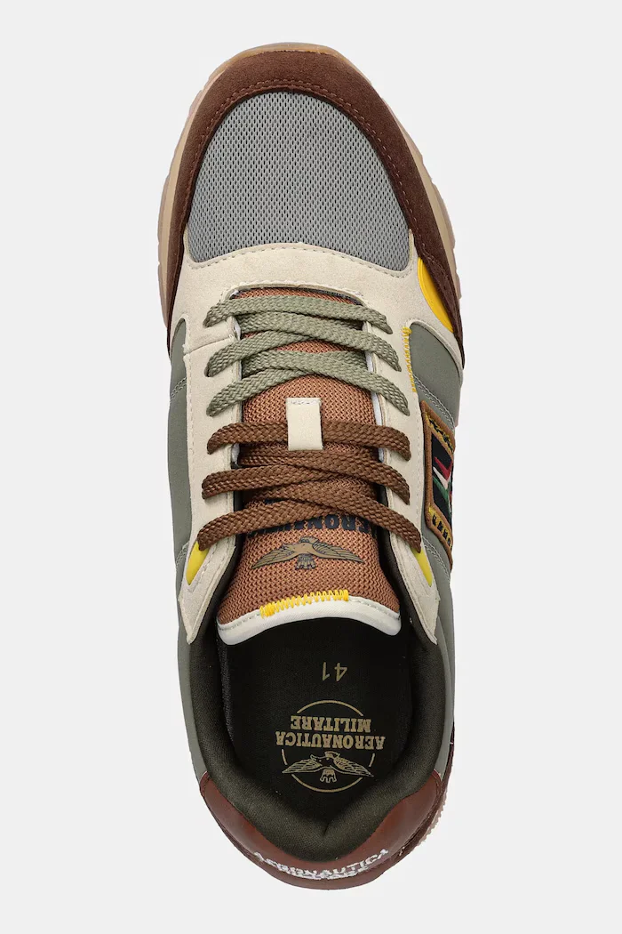 Aeronautica Militare Маратонки SNEAKERS мъжки в зелено 252SC0292UCT03331