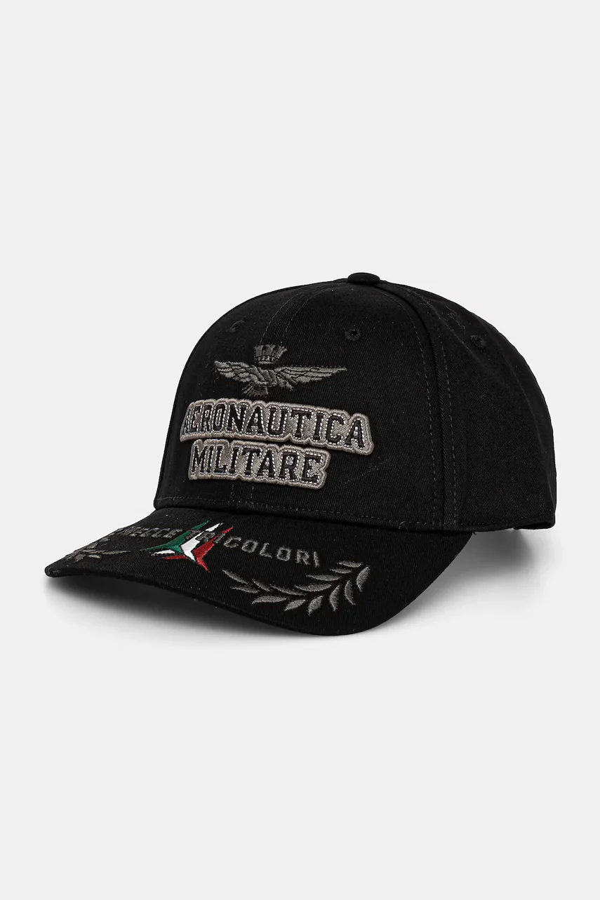 Aeronautica Militare Памучна шапка с козирка