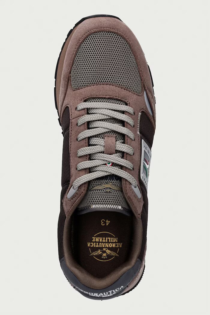 Aeronautica Militare SNEAKERS маратонки мъжки кафяви 262SC0292UCT04393