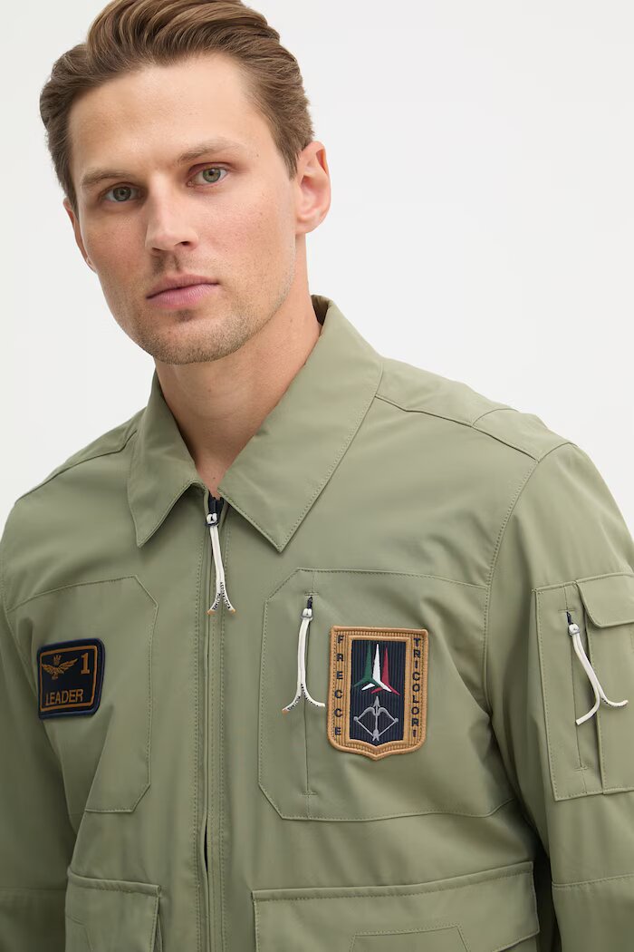 Aeronautica Militare Яке в зелено преходен модел AB3049UCT04290
