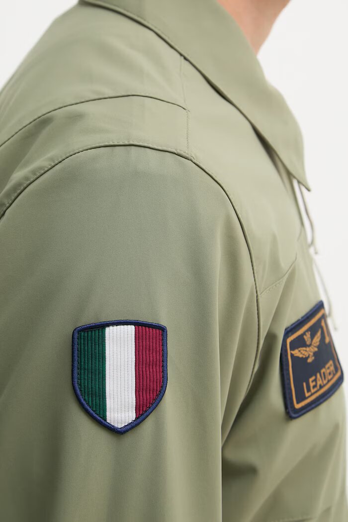 Aeronautica Militare Яке в зелено преходен модел AB3049UCT04290