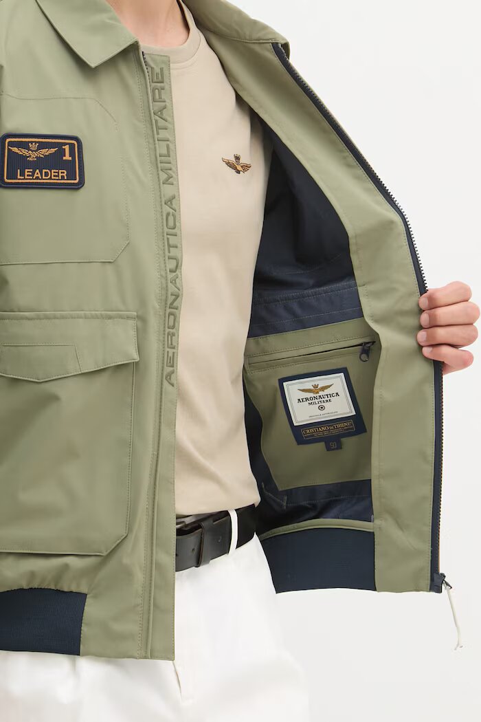 Aeronautica Militare Яке в зелено преходен модел AB3049UCT04290