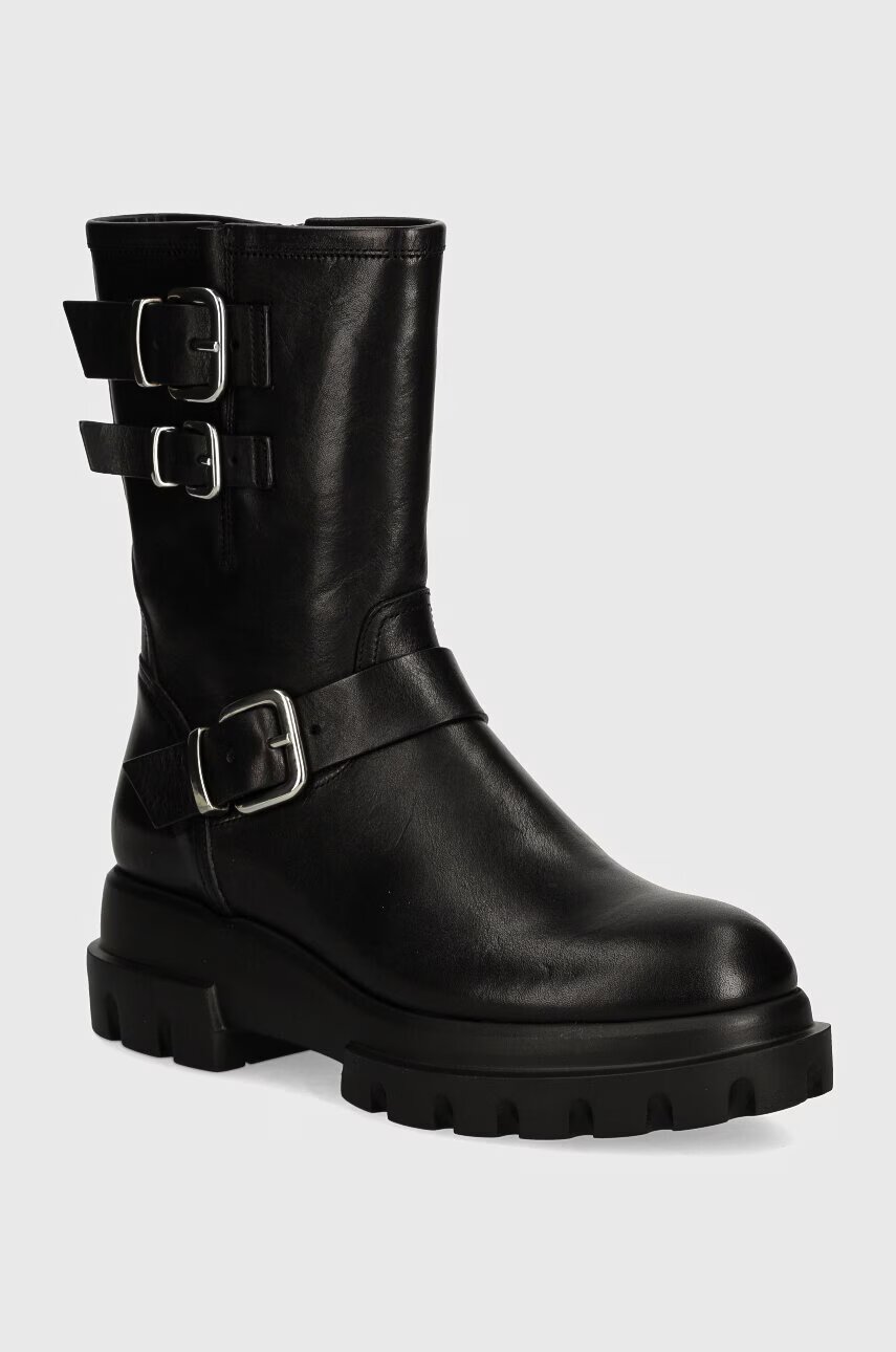 AGL Кожени боти Chunky Biker