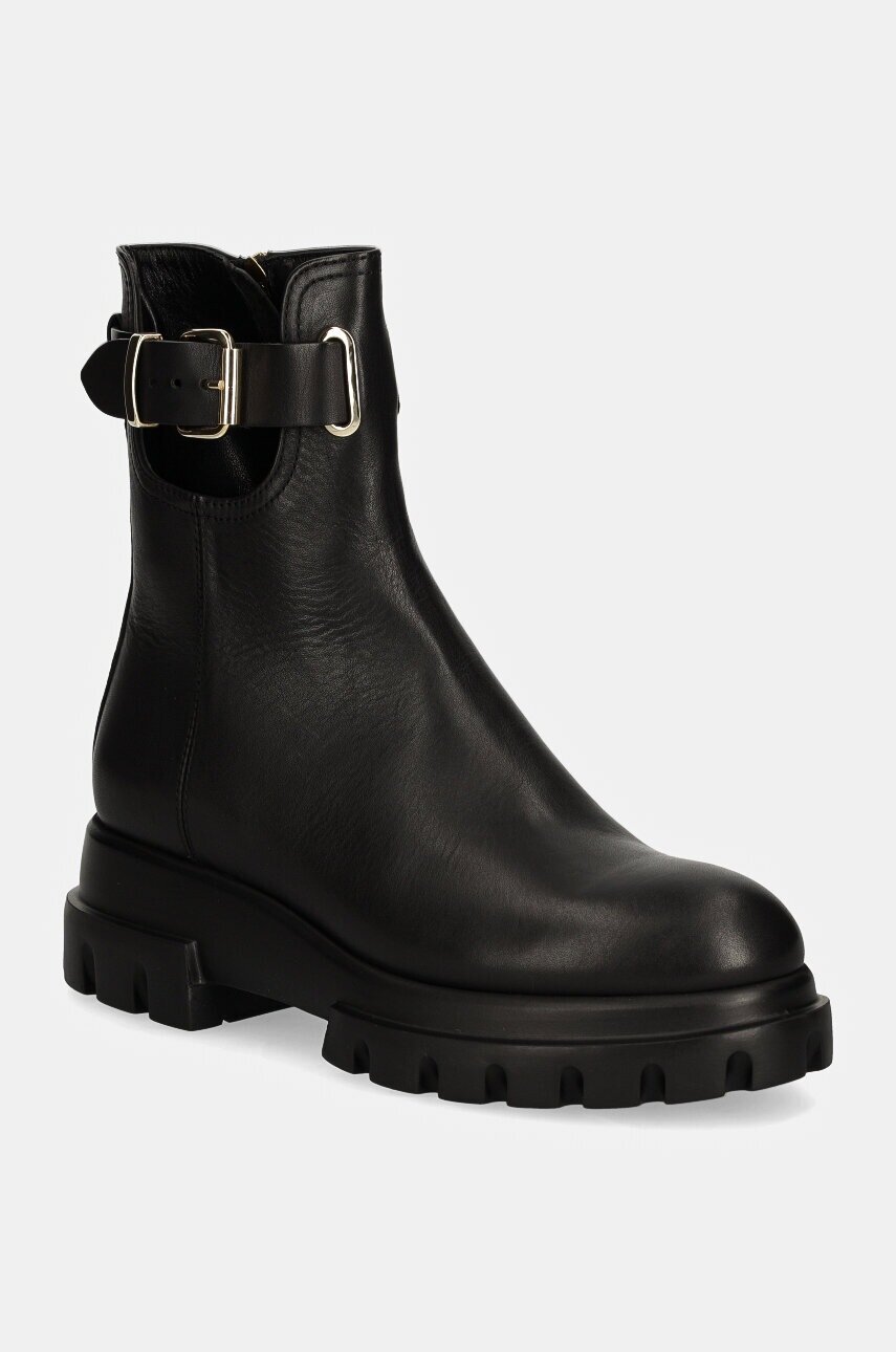 AGL Кожени боти Chunky Lowboot