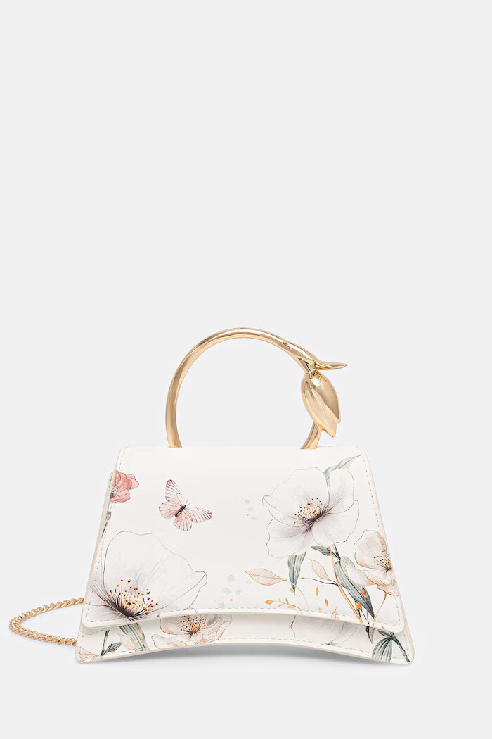 Aldo чанта crossbody дамска от имитация на кожа DESERTROSE бяла 14438469