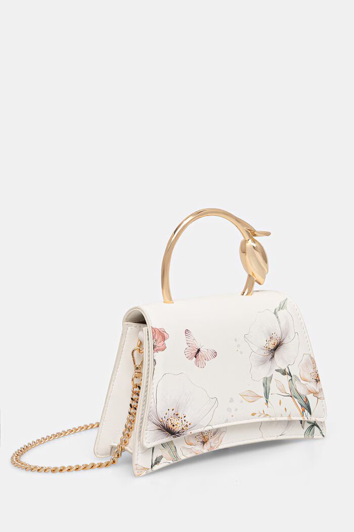 Aldo чанта crossbody дамска от имитация на кожа DESERTROSE бяла 14438469