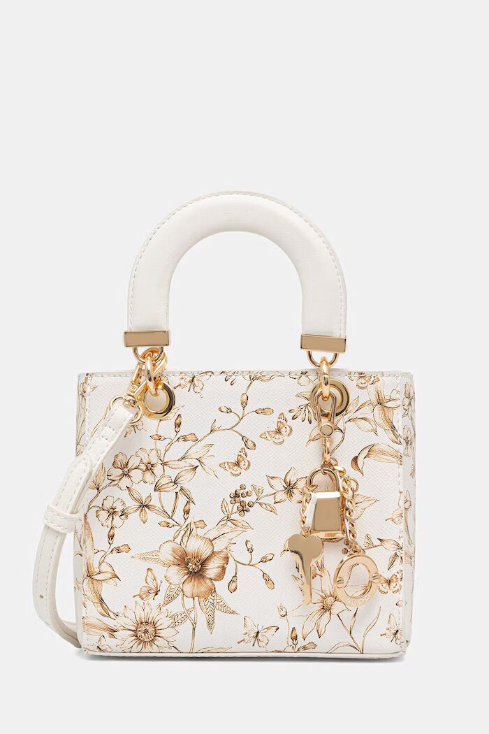 Aldo чанта crossbody дамска от имитация на кожа FLORENSE бяла 14449532