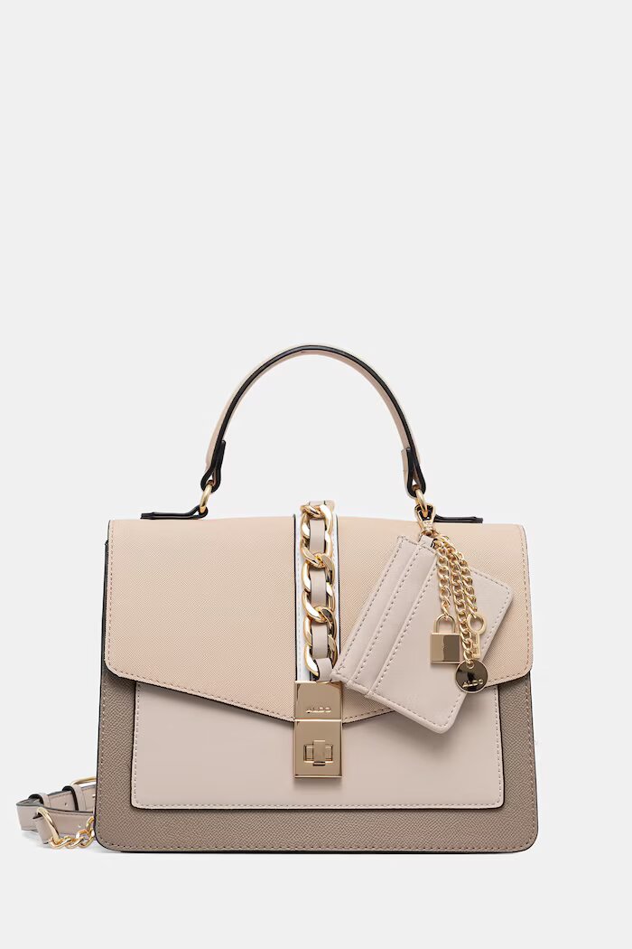 Aldo чанта crossbody дамска от имитация на кожа IMPASSE бежова 14449947