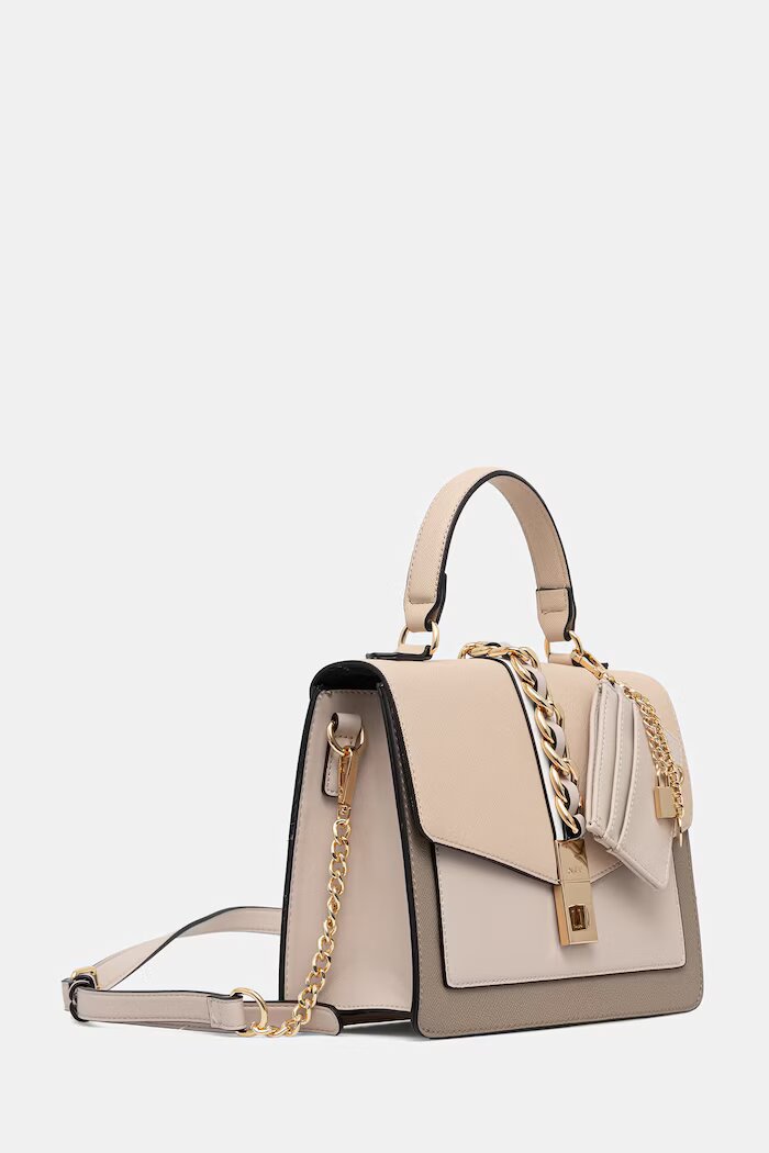 Aldo чанта crossbody дамска от имитация на кожа IMPASSE бежова 14449947