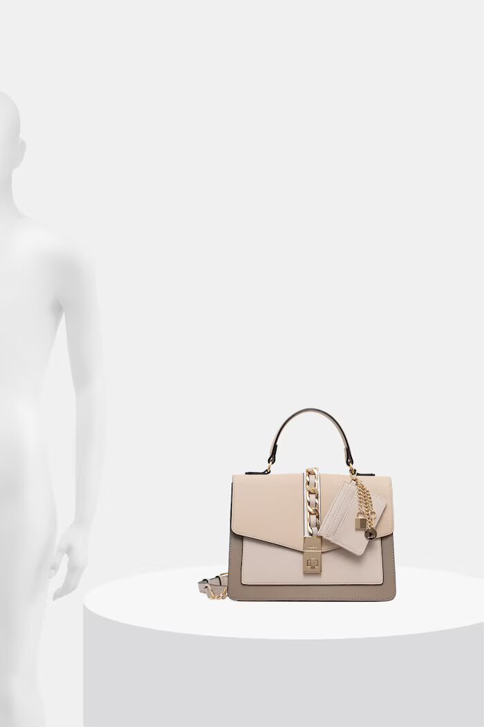 Aldo чанта crossbody дамска от имитация на кожа IMPASSE бежова 14449947