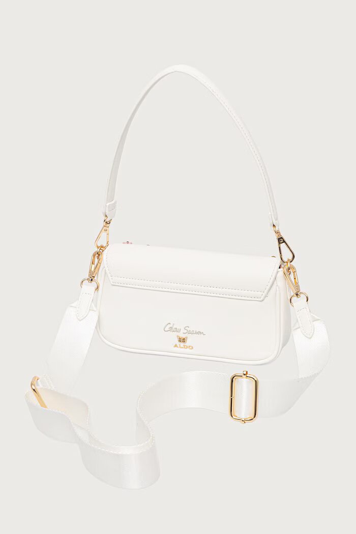 Aldo чанта crossbody дамска от имитация на кожа LUNABLOOM бежова 14438158