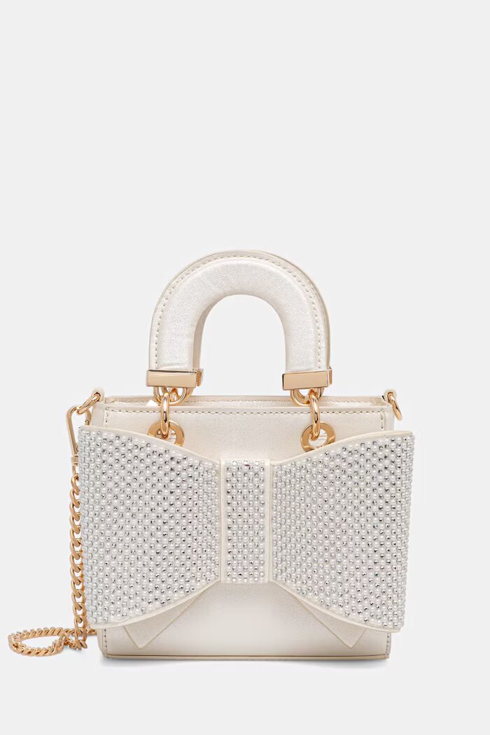 Aldo чанта crossbody дамска от имитация на кожа NADIEA бежова 14337063