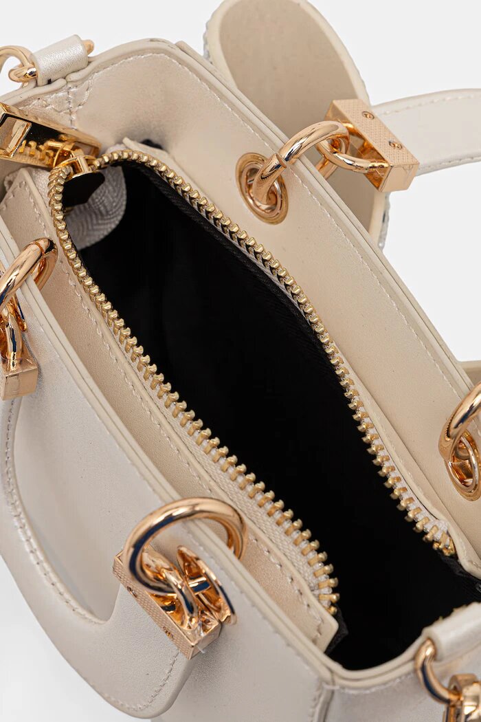 Aldo чанта crossbody дамска от имитация на кожа NADIEA бежова 14337063