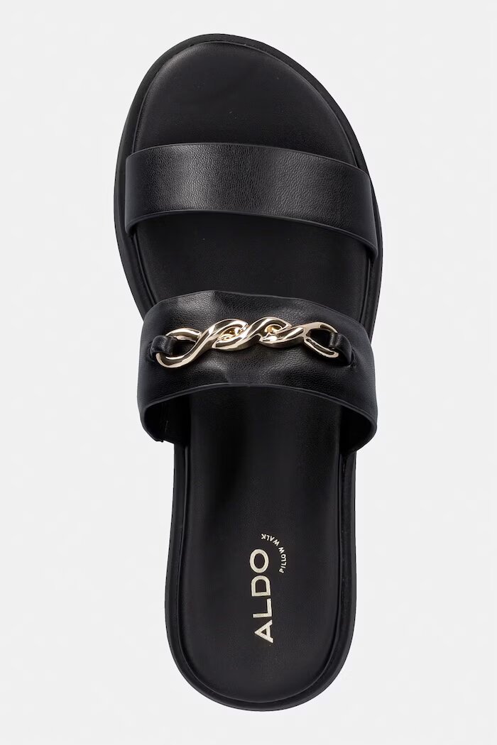 Aldo Чехли HALAMAEVER в черно с платформа 14190635