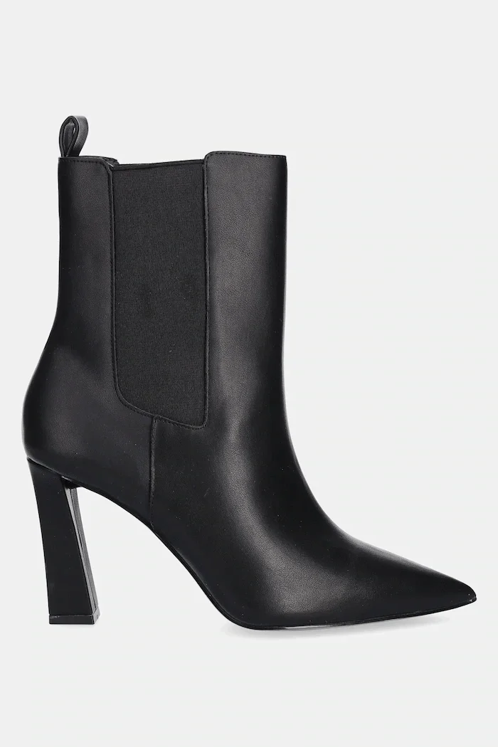 Aldo Кожени боти челси LIORA в черно с дебел ток 14147559