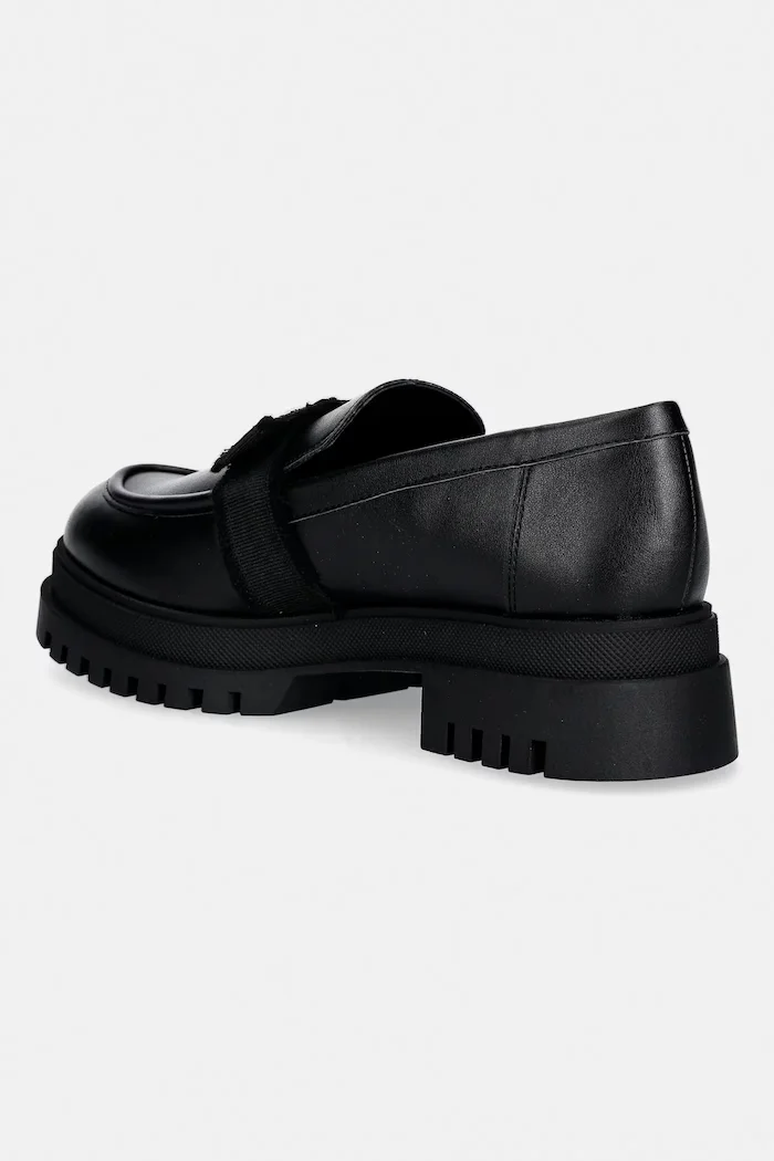 Aldo Мокасини THEATRIC в черно с платформа 14190476