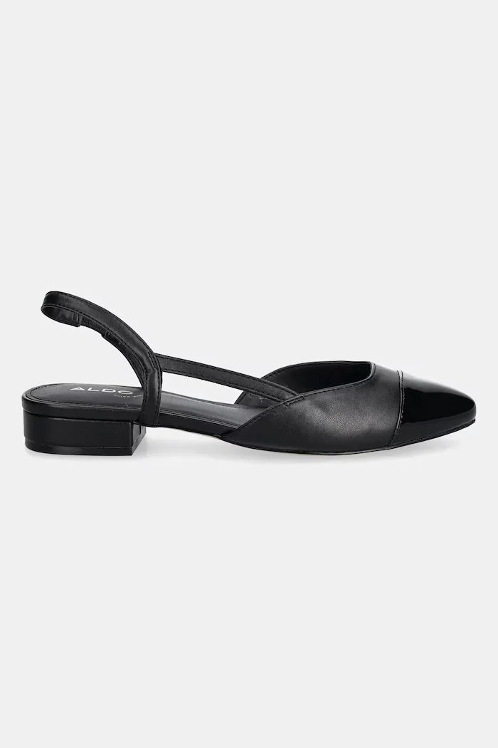 Aldo Обувки с дебел ток CLEMENTINNE в черно с дебел ток с отворена пета 13773279