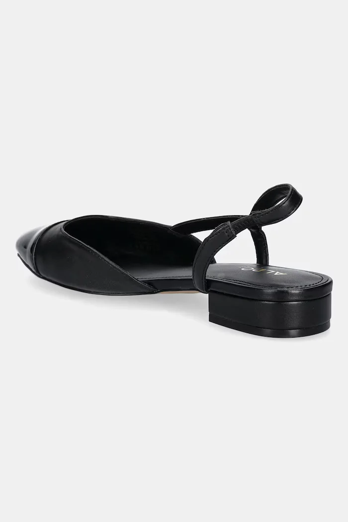 Aldo Обувки с дебел ток CLEMENTINNE в черно с дебел ток с отворена пета 13773279