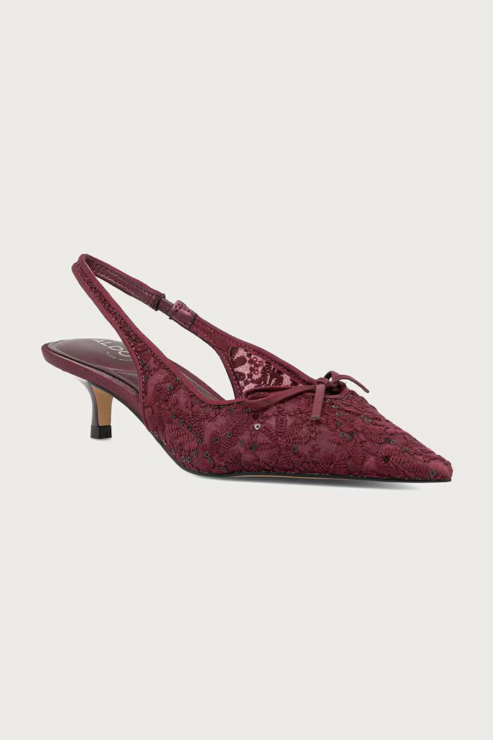 Aldo обувки с ток AZARO бордо 14505953
