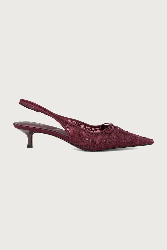 Aldo обувки с ток AZARO бордо 14505953