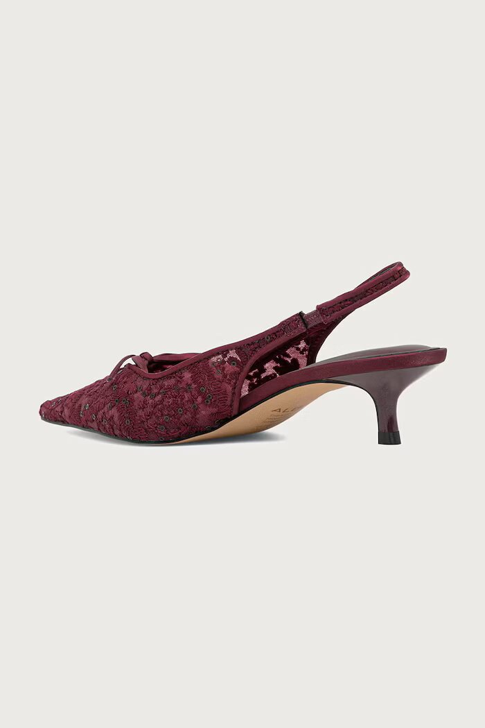 Aldo обувки с ток AZARO бордо 14505953